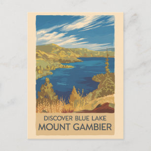 Montera Gambier Australia Illustration Travel Art Vykort