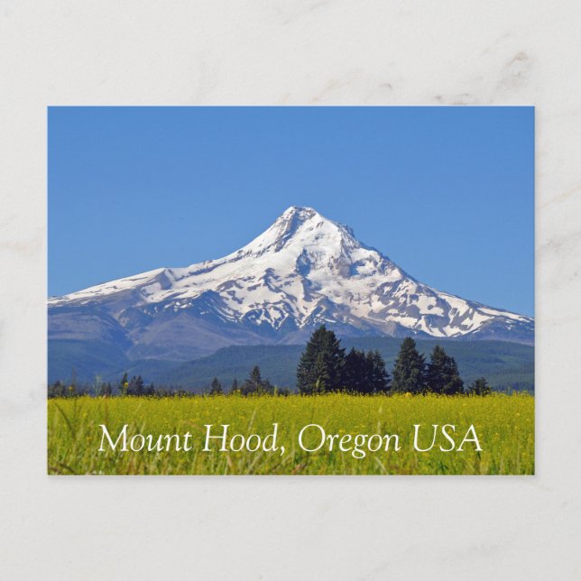 Montera Huva i Oregon USA Vykort (Framsida)