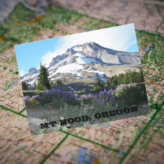 Montera Huva, Oregon Travel Photo Vykort