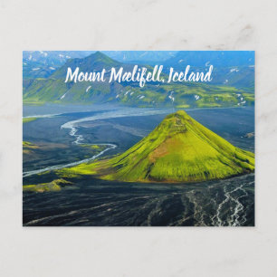 Montera Islandet Mæ lidown stililized Vykort