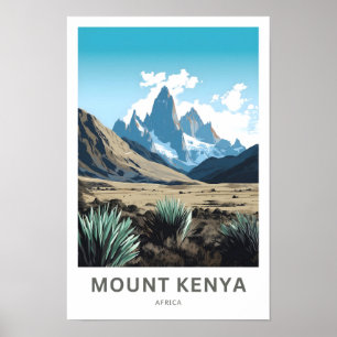 Montera Kenya Africa Travel Print Poster