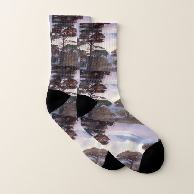 Montera Kilimanjaro - stora allt-över-tryck-sockla Strumpor (Par)