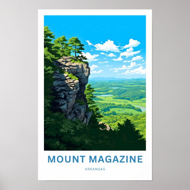 Montera Magazine Arkansas Travel Skriv ut Poster (Framsidan)