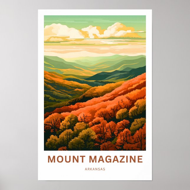 Montera Magazine Arkansas Travel Skriv ut Poster (Framsidan)