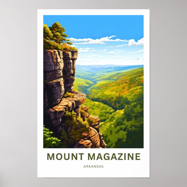 Montera Magazine Arkansas Travel Skriv ut Poster (Framsidan)