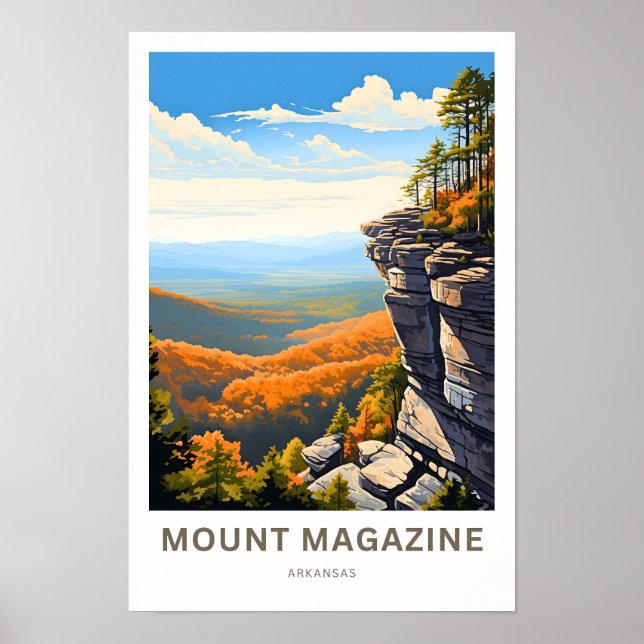 Montera Magazine Arkansas Travel Skriv ut Poster (Framsidan)