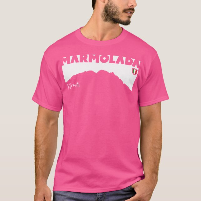Montera Marmolada Dolomites Hike-klättervallen T Shirt (Framsida)