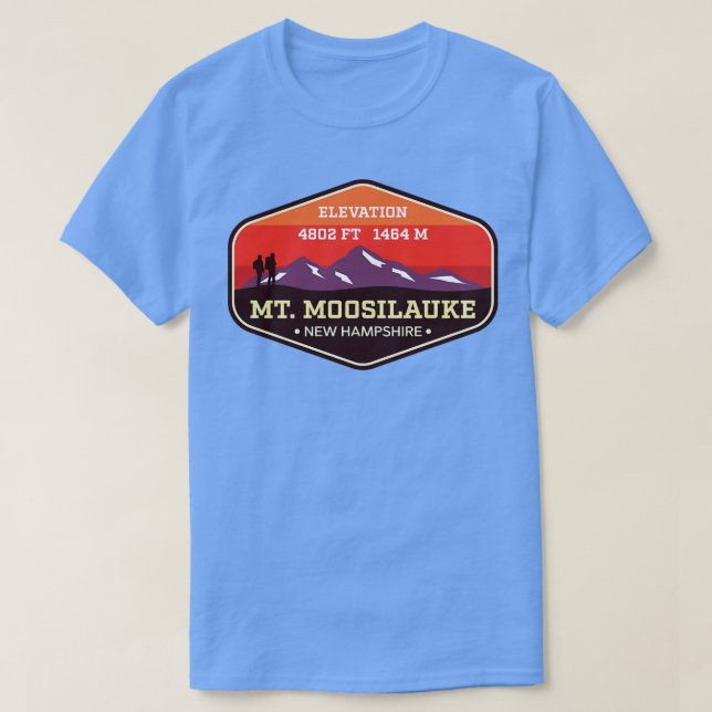 Montera Moosilauke New Hampshire Appalachian Mount T Shirt (Design framsida)