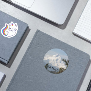 Montera Oregon Photo Huva Runt Klistermärke