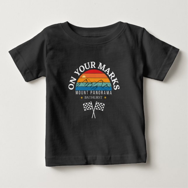 Montera panorama Bathurst Australia tävla T Shirt (Framsida)
