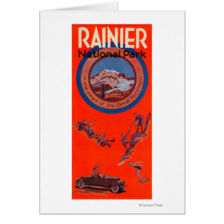Montera Rainier Advertising Poster 2 Hälsningskort