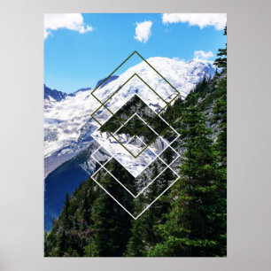 Montera Rainier Geometric Poster