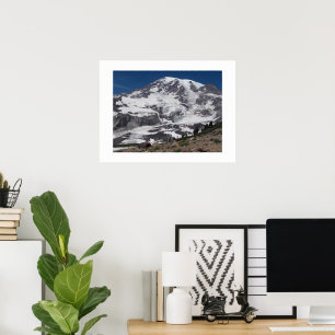 Montera Rainier Glacier Vista Photographic liggand Poster