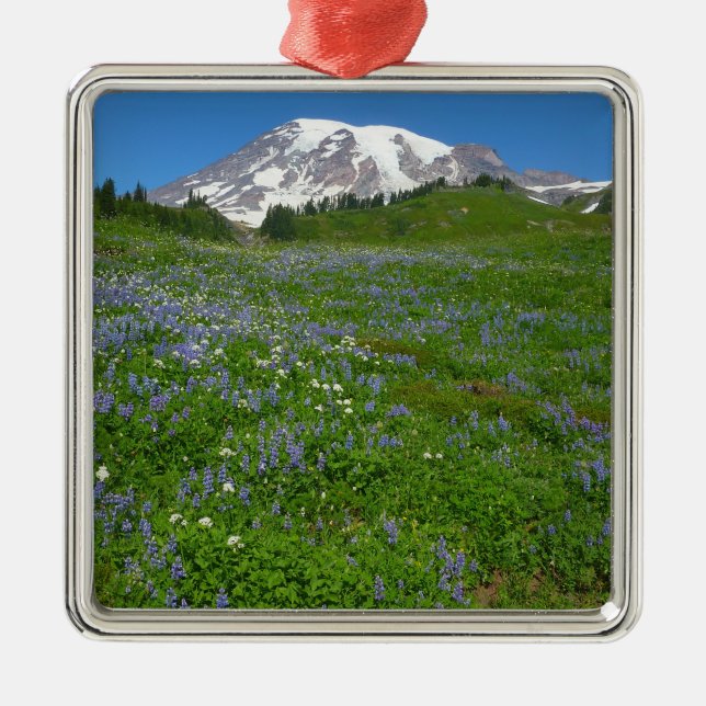 Montera Rainier med Lila Lupins Julgransprydnad Metall (Framsidan)