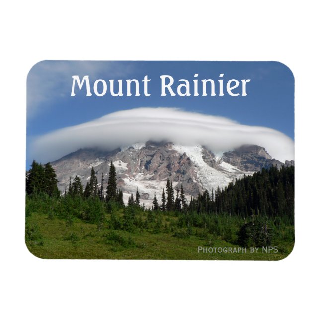 Montera Rainier National Park Magnet (Horisontell)