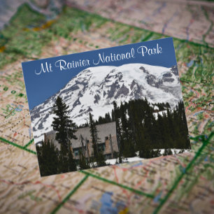 Montera Rainier National Park Travel Photo Vykort