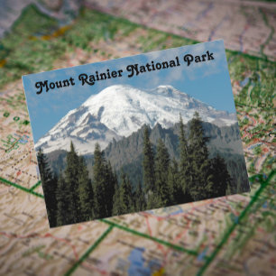 Montera Rainier National Park Travel Photo Vykort