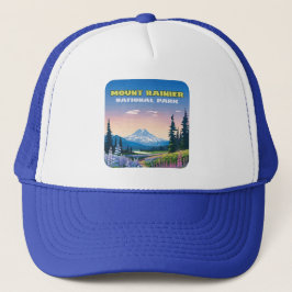 Montera Rainier nationalpark Washington Retro Keps