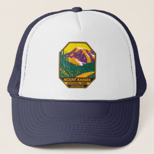Montera Rainier nationalpark Washington Retro Keps