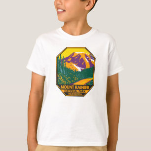 Montera Rainier nationalpark Washington Retro T Shirt