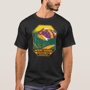 Montera Rainier nationalpark Washington Retro  T Shirt