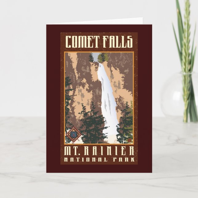 Montera Rainier Nat'l Park Card Kort (Framsida)