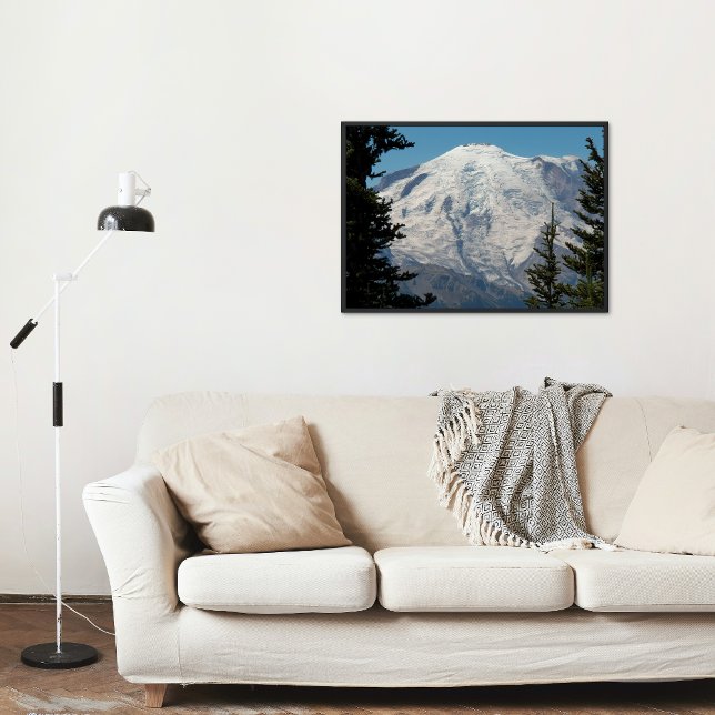 Montera Rainier Scenery liggande Fototryck (In Situ Framed)