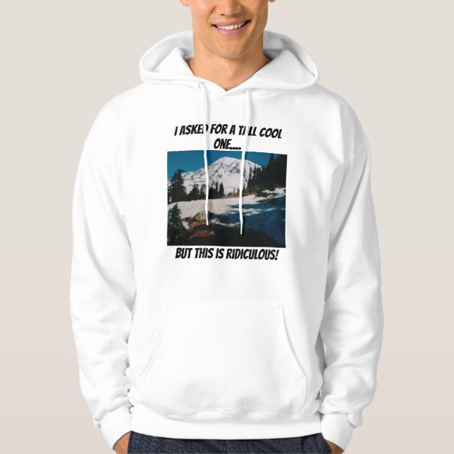 Montera Rainier-skjortan. T-Shirt Hoodie (Framsida)
