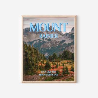 Montera Rainier-Trendigets väggutskrift Poster