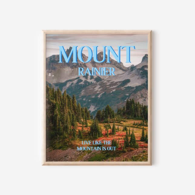 Montera Rainier-Trendigets väggutskrift Poster (Skapare uppladdad)