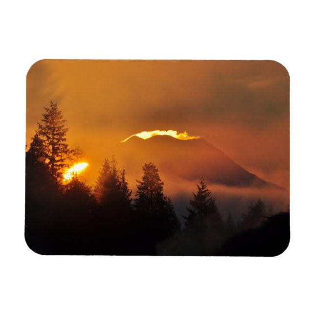 Montera Rainier vid Sunrise Magnet (Horisontell)