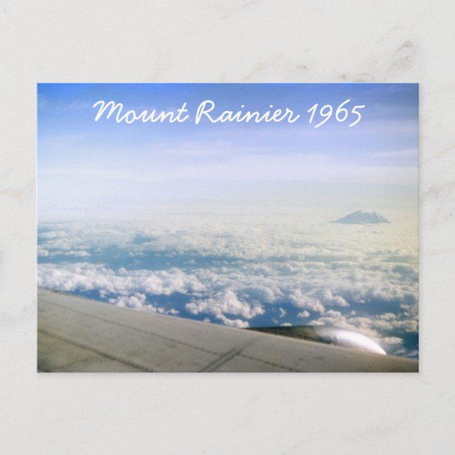 Montera Rainier Washington Postcard Vykort (Framsida)