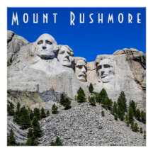 Montera Rushmore Glossy Poster
