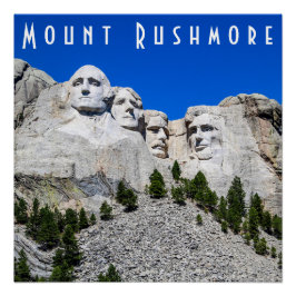 Montera Rushmore Glossy Poster Perfect Poster