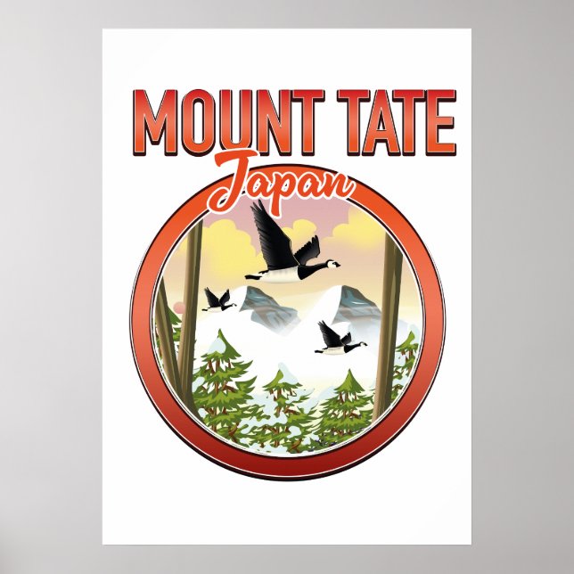 Montera Tate Japan-logotyp Poster (Framsidan)