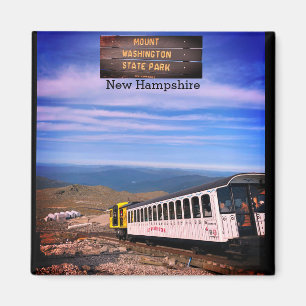 Montera Washington New Hampshire Square Magnet