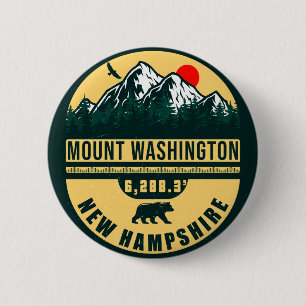 Montera Washington Nh Retro Sunset Souvenirs 60-ta Knapp
