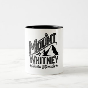 Montera Whitney Sierra Nevada Travel-affisch Två-Tonad Mugg