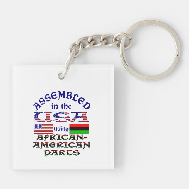 Monterad i USA med användning av afrikansk-amerika (Baksidan)