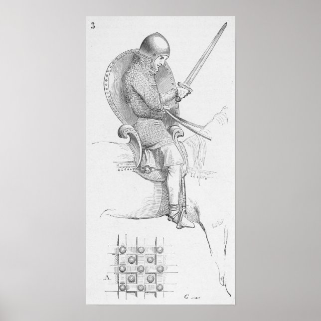 Monterad Knight Poster (Framsidan)