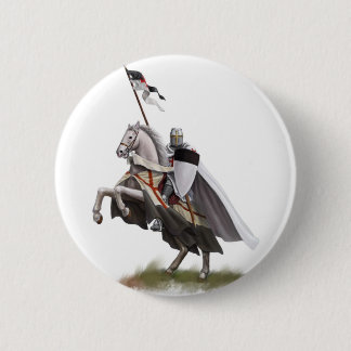 Monterad riddare Templar Knapp
