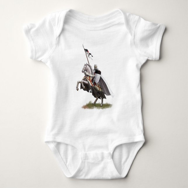 Monterad riddare Templar Tee (Framsida)