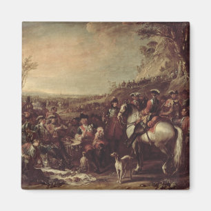 Monterade dragon av kung hushåll, 1737 (oien magnet