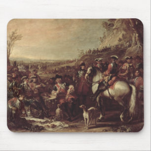 Monterade dragon av kung hushåll, 1737 (oien musmatta