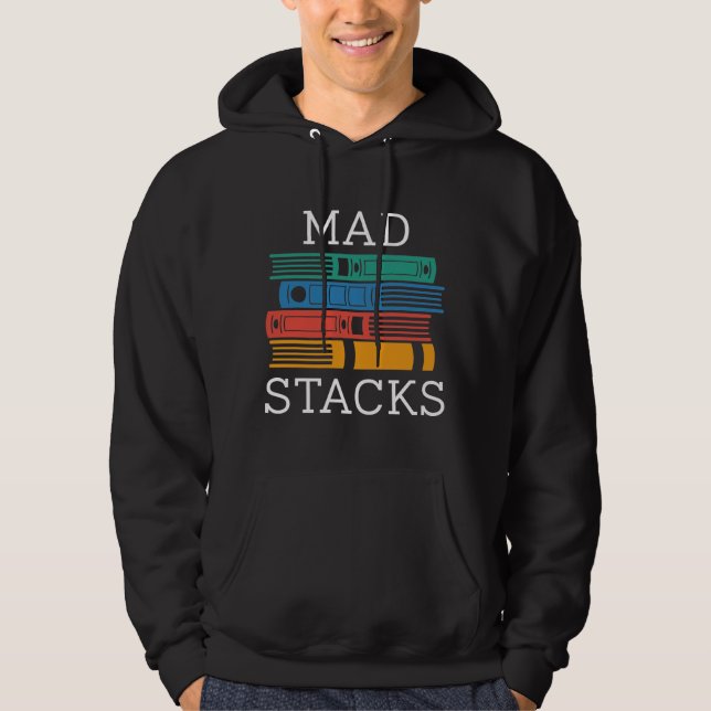 Monterade staplar hoodie (Framsida)