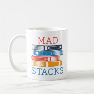Monterade staplar kaffemugg