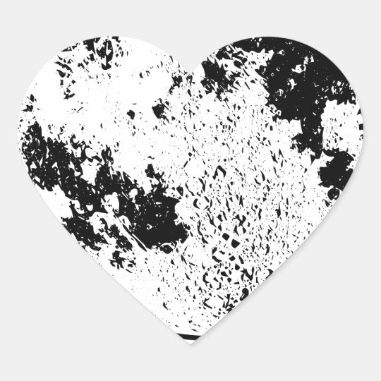 Monterat Lunar jordklot på den roterande Hjärtformat Klistermärke