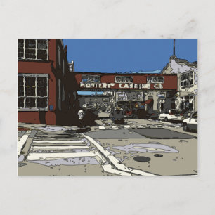 Monterey Bay Cannery Row-målning Vykort
