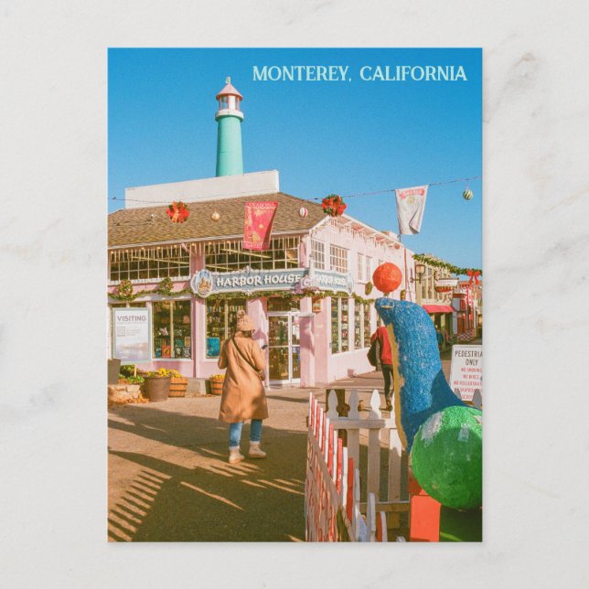 Monterey Bay Kalifornien | Filmfoto | Pararf Vykort (Framsida)