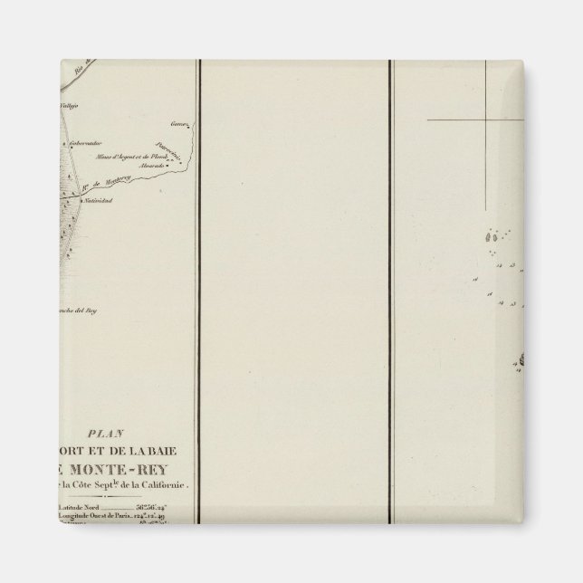 Monterey Bay, Kalifornien Magnet (Framsidan)